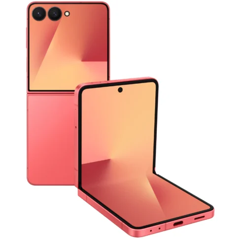 SAMSUNG Galaxy Z Flip7 5G 12GB RAM, 256GB, Coral Red