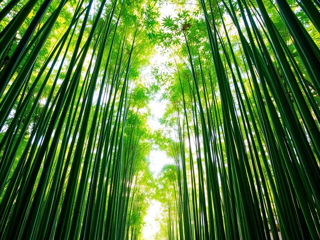 Bamboo forest view
