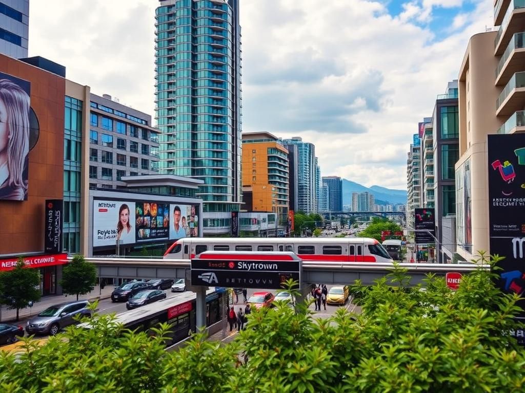 SkyTrain to Metrotown